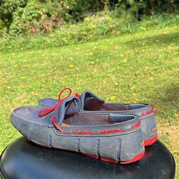 Swims Braided Lace Loafer Navy and Red Men\'s Loafers men’s size 12 main image 7